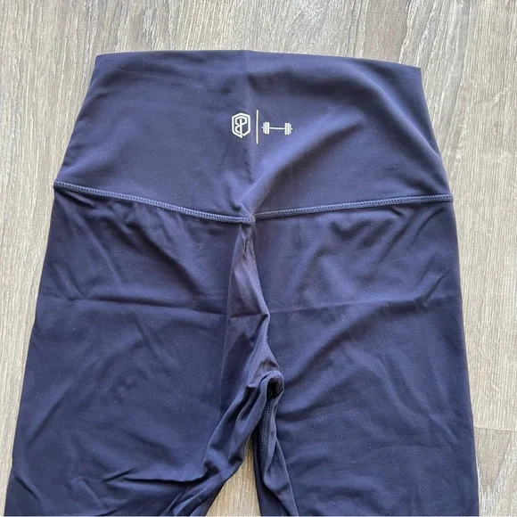 Born Primitive Navy Blue Barbella Collaboration Workout Leggings Size Medium - Picture 2 of 6